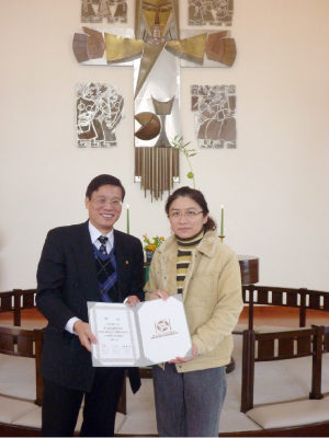 联会总干事访信义宗神学院 勉励师生忘记背后努力面前